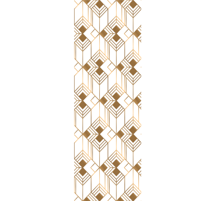 Tapete za zid Geometrijski kubistička simetrija - TenStickers