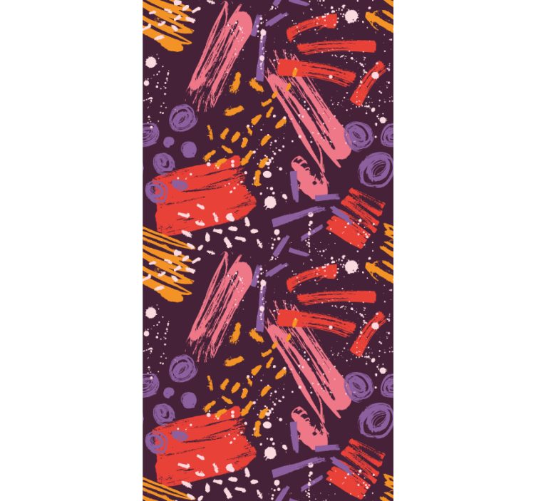 Tapete za zid Sažetak izražajni potezi kistom - TenStickers