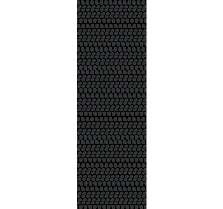 Zidne tapete za spavaću sobu uzorak geometrijskog mjerila - TenStickers