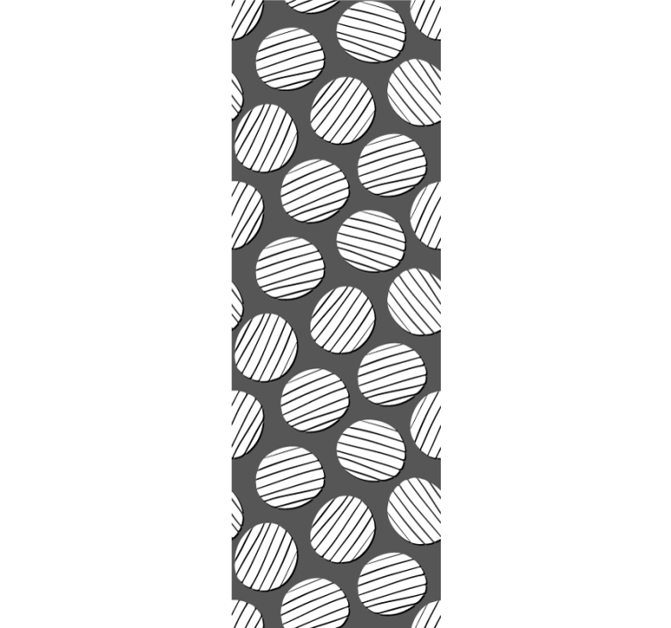 Tapete za zid Geometrijski geometrijska figura kruga - TenStickers