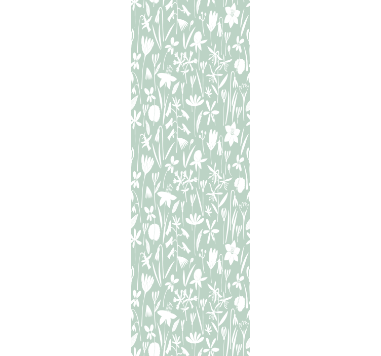 Tapete za zid Cvijeće botaničke siluete - TenStickers