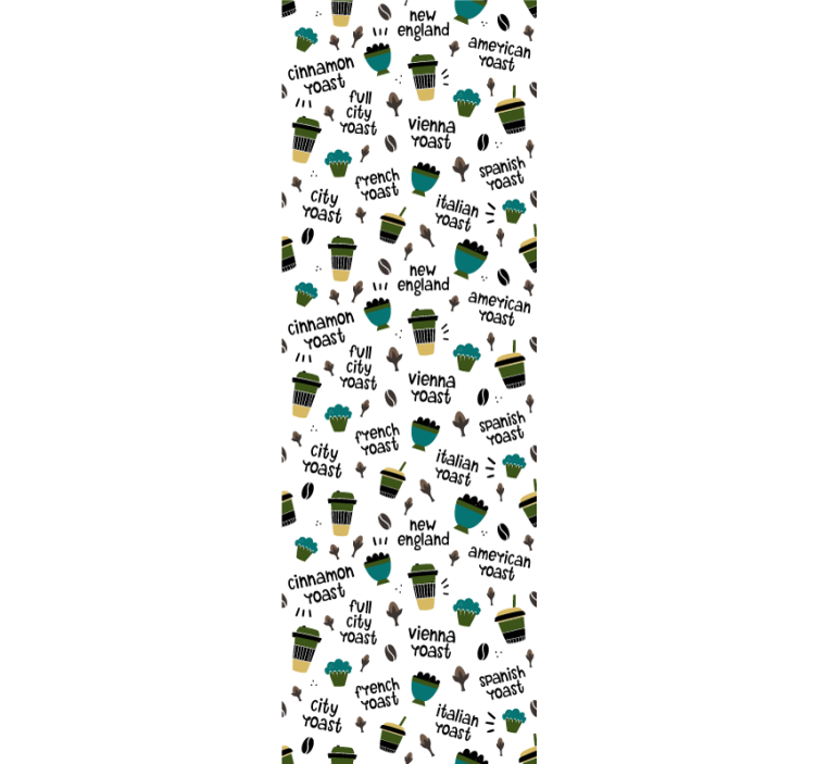 Tapete za kuhinju uzorak pečenja kave - TenStickers