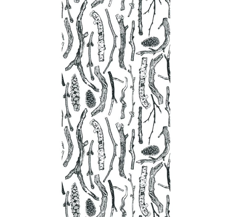 Tapete za zid  životinjske šumske skice - TenStickers