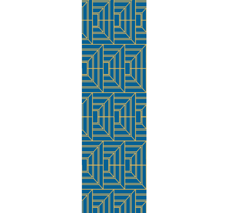 Tapete za zid Geometrijski kutni labirint - TenStickers