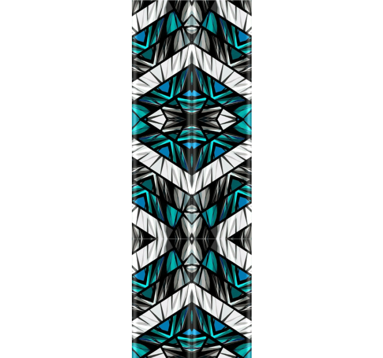 Tapete za zid Geometrijski kaleidoskopska simetrija - TenStickers