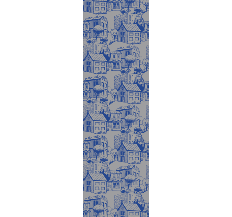 Tapete za zid grada i zemlje ilustracija urbane skice - TenStickers