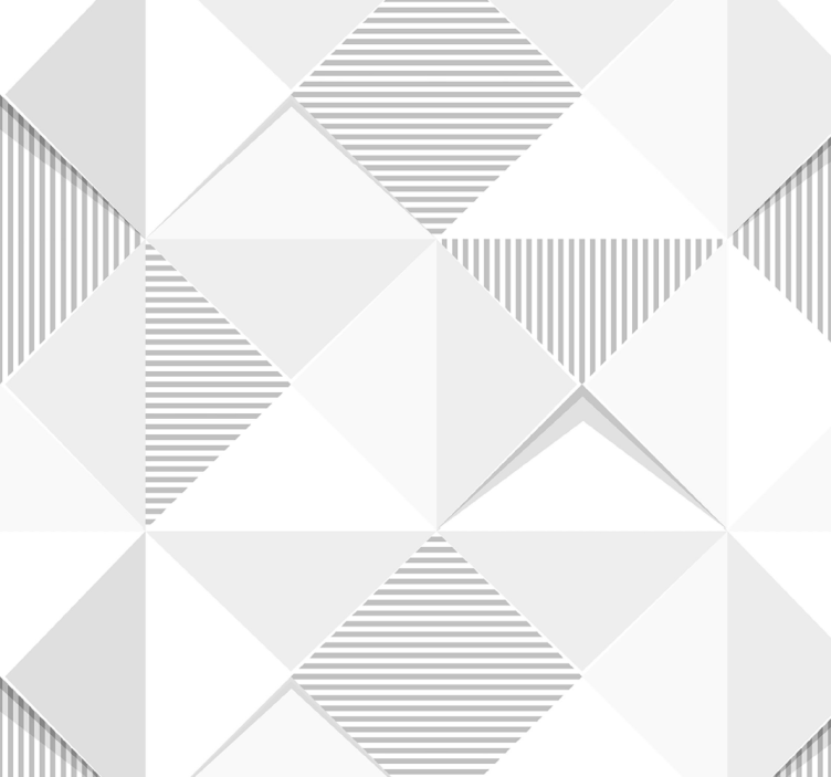 3d pozadina za kućni ured bijelih kvadrata - TenStickers