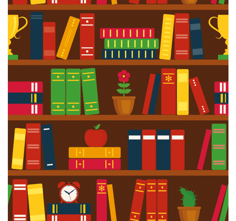 Tapete otprema motiv knjižnice - TenStickers