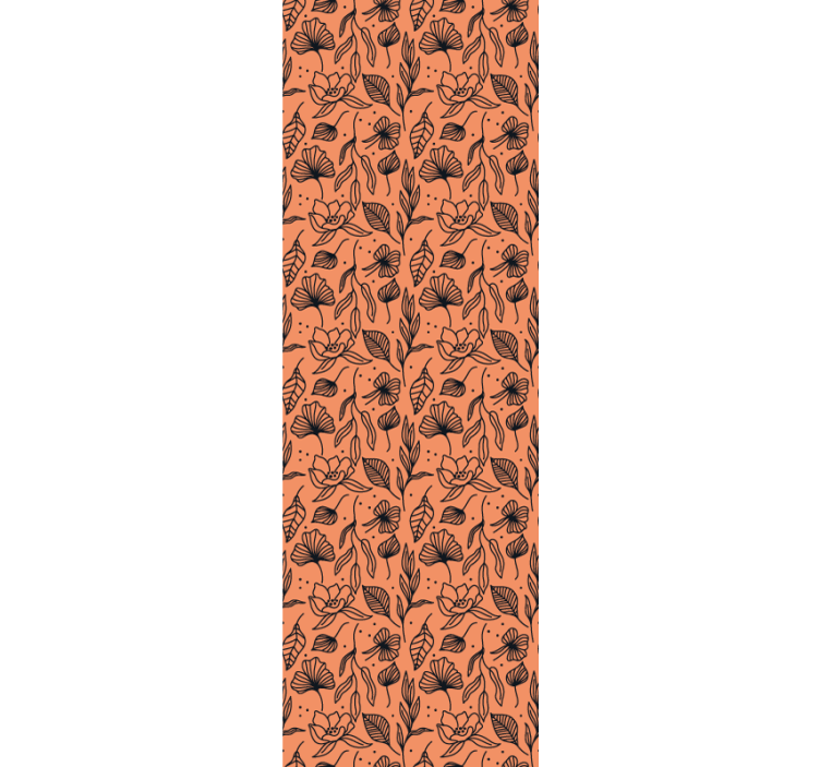 Tapete za zid Cvijeće interijer s cvjetnim uzorkom - TenStickers