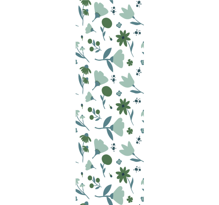 Tapete za zid Cvijeće botanički cvat - TenStickers