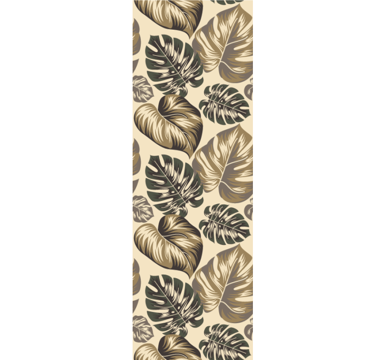 Smeđe lišće list tapeta - TenStickers