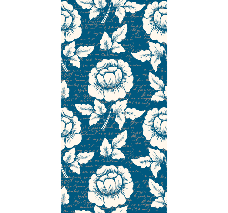 Tapete za zid Cvjetni elegantan cvjetni tekst - TenStickers