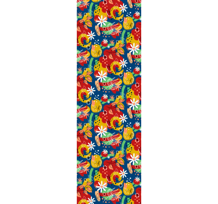 Tapete za zid Sažetak voćno prskanje - TenStickers