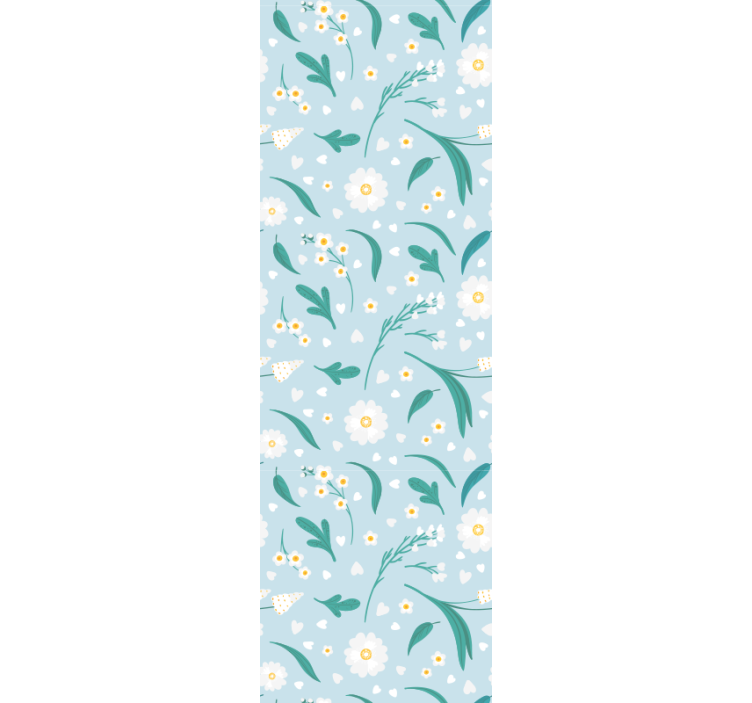 Tapete za zid Cvjetni prikaz cvjetnog vrta - TenStickers