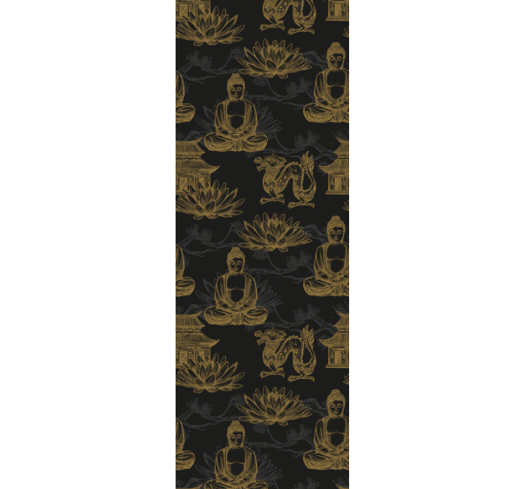 Zidne tapete za spavaću sobu budistička ikonografija - TenStickers