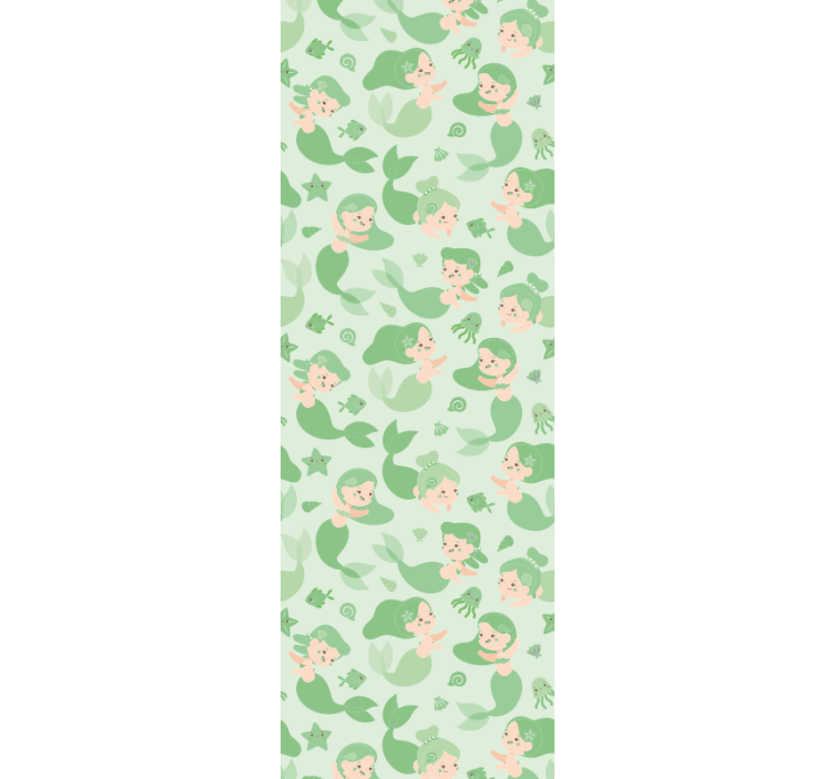 Zidne tapete za dječju sobu razigrane sirene - TenStickers