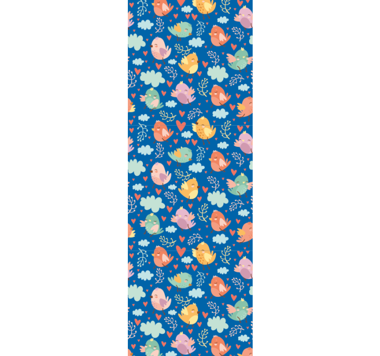 Tapete za zid Ptice šareni prijatelji - TenStickers