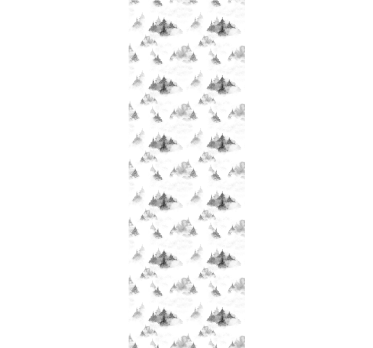 Pejzažna pozadina motiv planinskog lanca - TenStickers