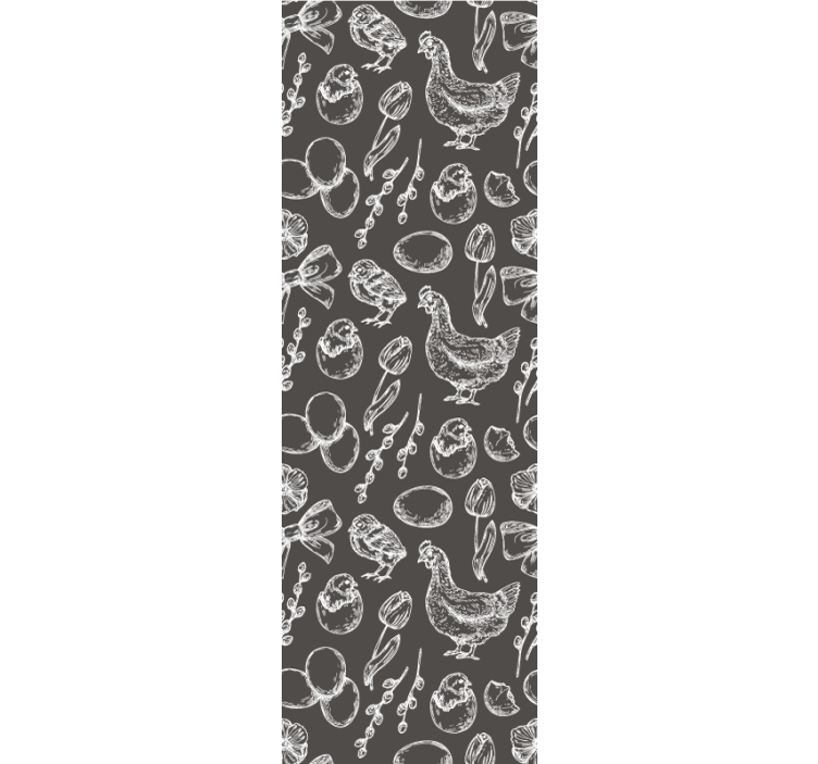 Tapete za kuhinju skica rustikalne kuhinje - TenStickers