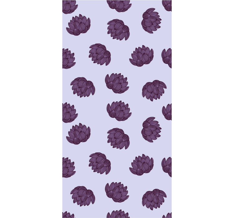 Tapete za zid Cvijeće jednostavnost cvjetnog uzorka - TenStickers