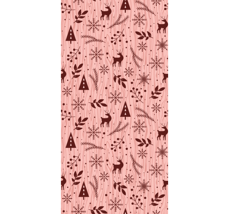 Tapete za zid  životinjske šumski prizor sobova - TenStickers