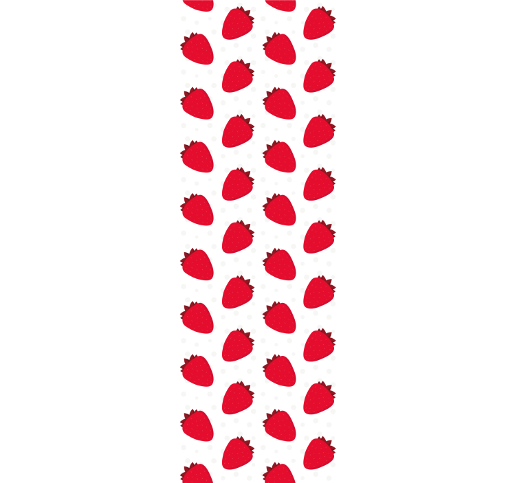 Tapete za kuhinju uzorak crvenih bobica - TenStickers