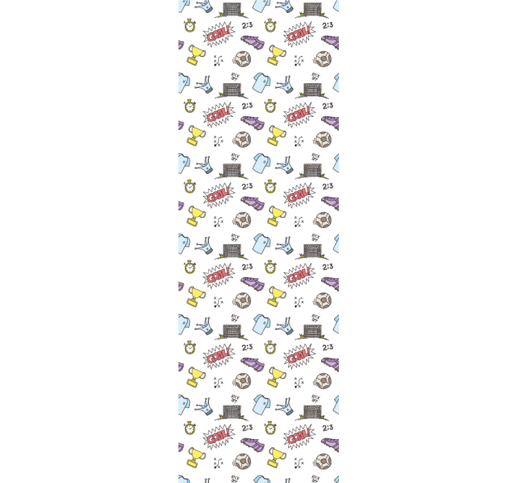 Tapete za dječju sobu nogometno zabavna tema - TenStickers
