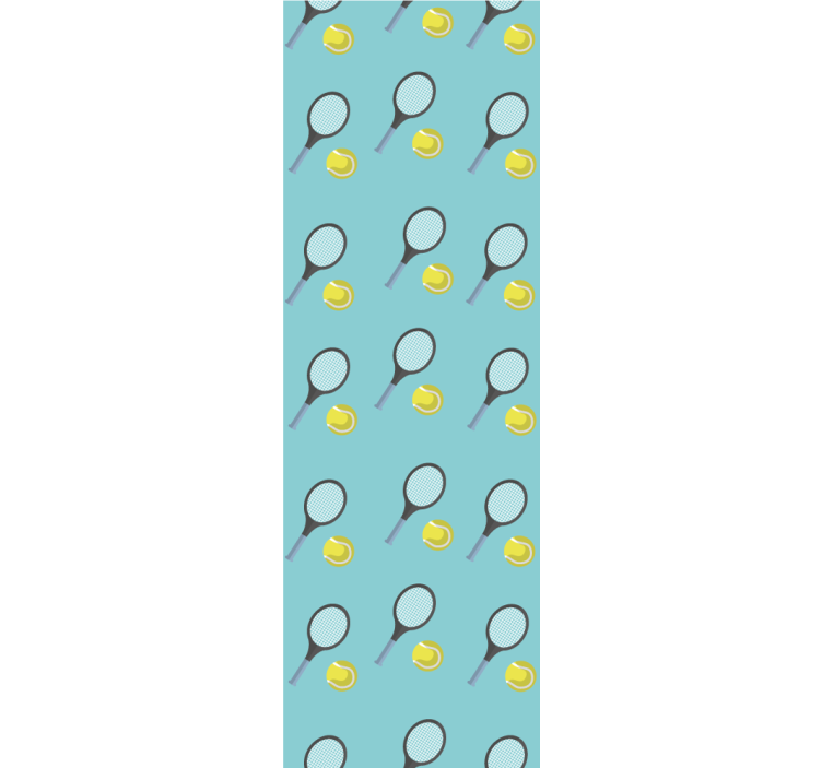 Tapete za zid Umjetnost teniski uzorak - TenStickers