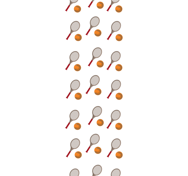 Prilagođene pozadine inspiriran tenisom - TenStickers