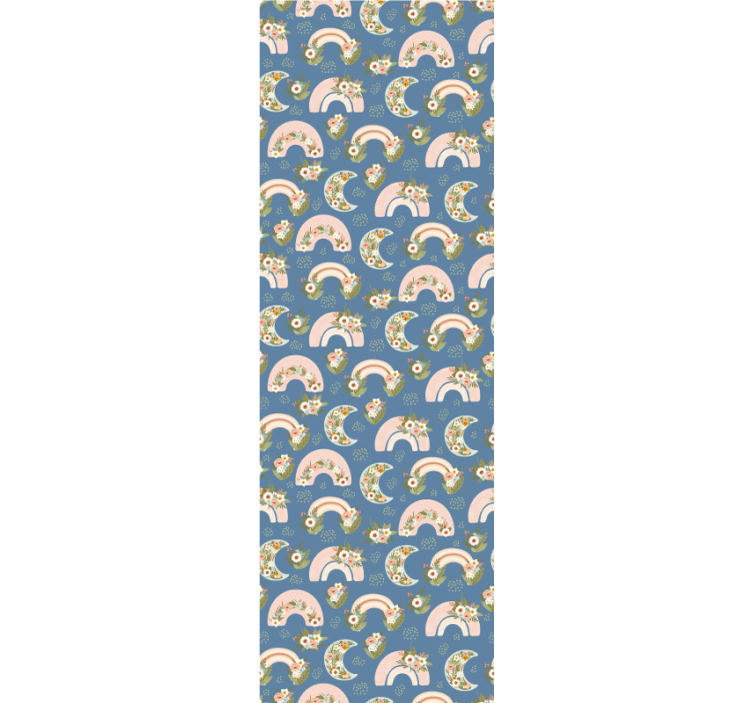 Tapete za dječju sobu cvjetne duge - TenStickers