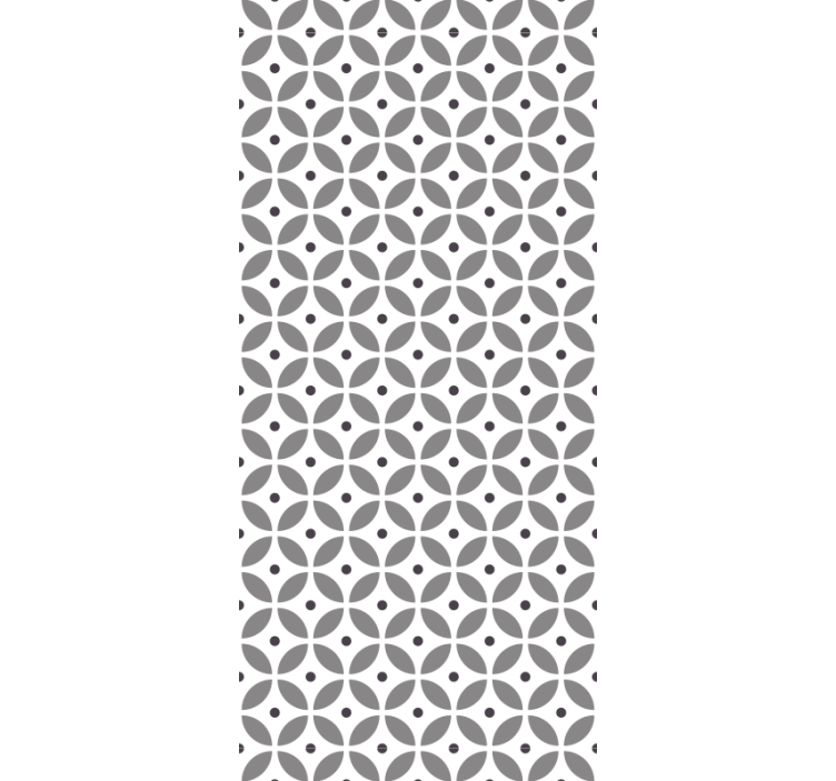 Tapete za zid Geometrijski geometrijski uzorak latica - TenStickers