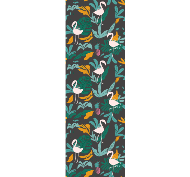 Tapete za zid  životinjske scena tropskih flaminga - TenStickers