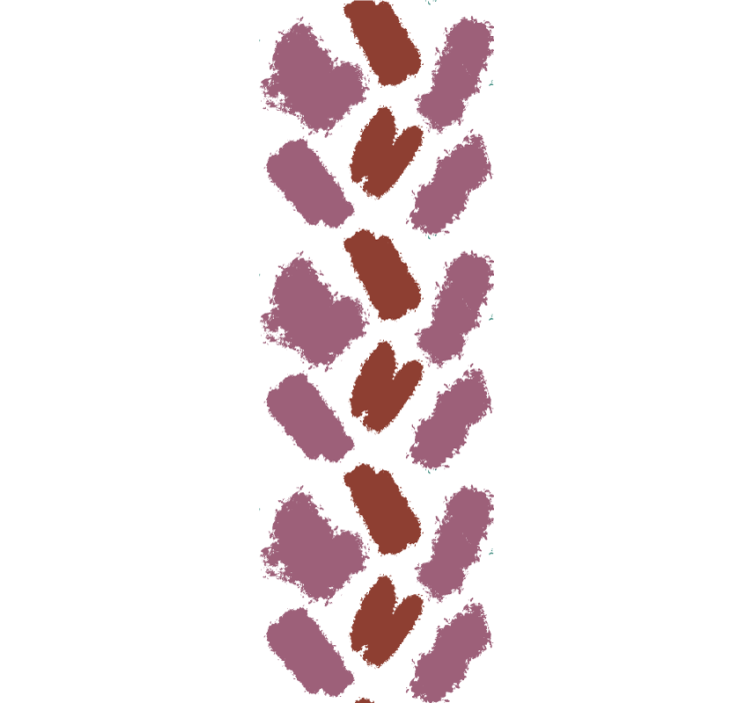 Tapete za zid Sažetak smeđi potezi kistom - TenStickers