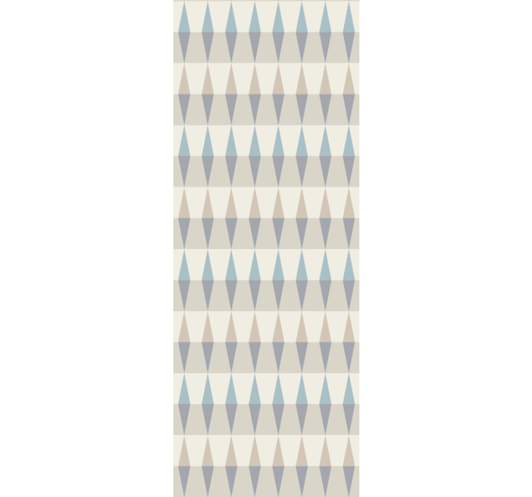 Tapete za zid Geometrijski stilizirani dijamantni uzorak - TenStickers