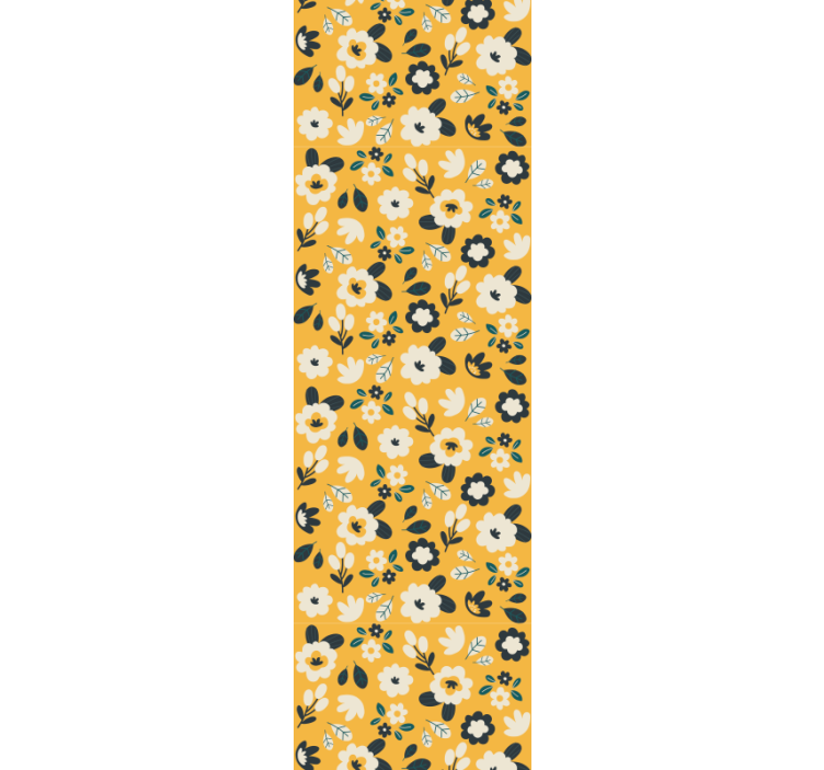 Tapete za zid Cvijeće cvjetna značajka spavaće sobe - TenStickers