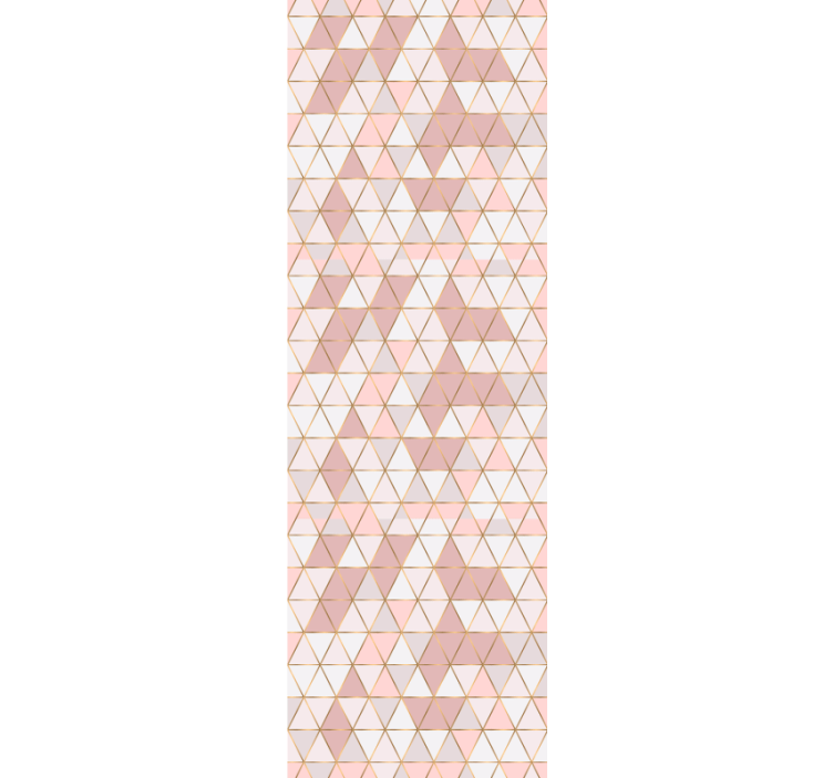 Zlatne linije s kvadratnim tapetama svijetle boje - TenStickers