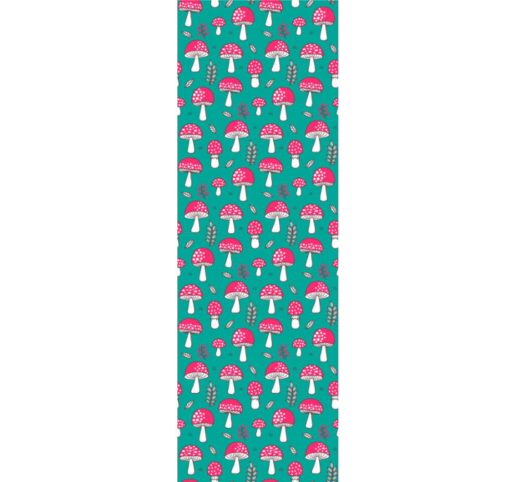 Tapete za zid Priroda uzorak šumskih gljiva - TenStickers