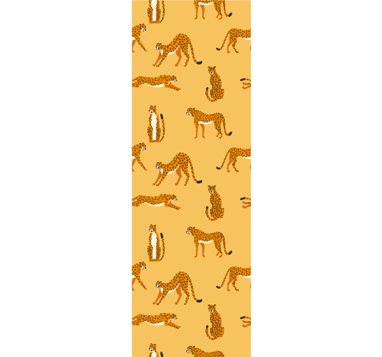 Tapete za zid  životinjske razigrani leopardi - TenStickers