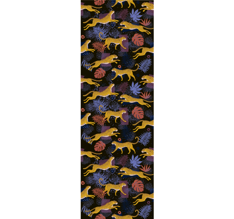 Tapete za zid  životinjske mozaik faune džungle - TenStickers