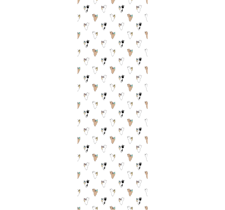 Tapete za zid pas pseća silueta - TenStickers