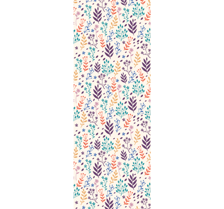 Tapete za zid Lišće uzorci jesenskog lišća - TenStickers