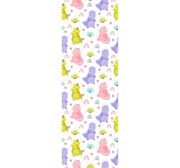 Tapete za dječju sobu uzorak užitka dinosaura - TenStickers