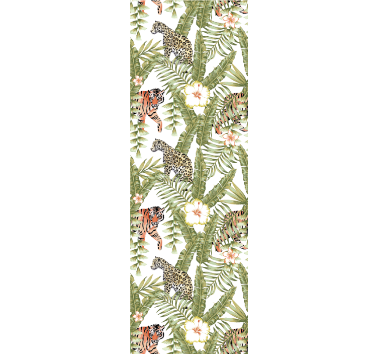 Tapete za zid  životinjske fauna tropske džungle - TenStickers