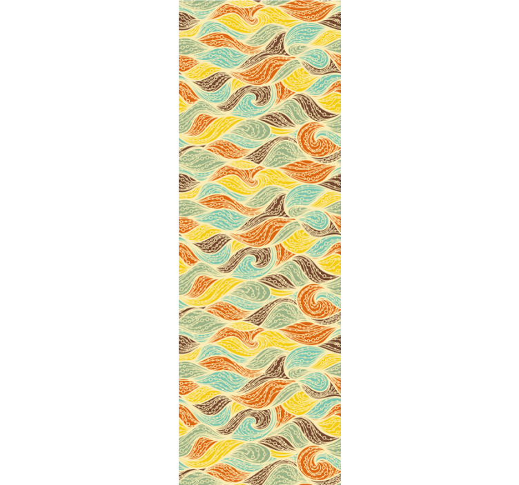 Tapete za zid Sažetak uskovitlani motivi - TenStickers