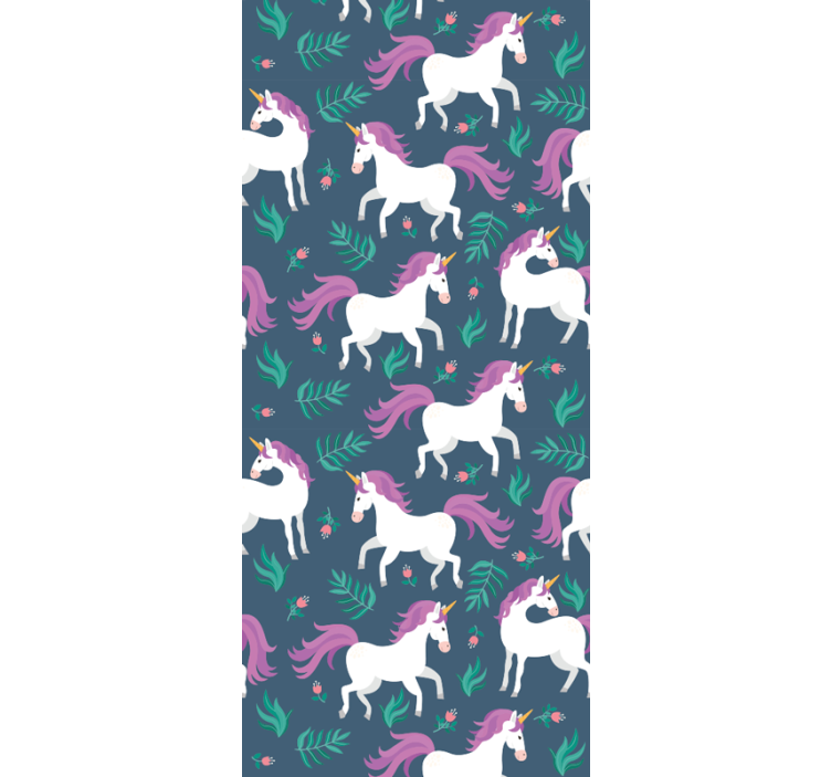 Tapete za zid Konji čarobni jednorozi - TenStickers