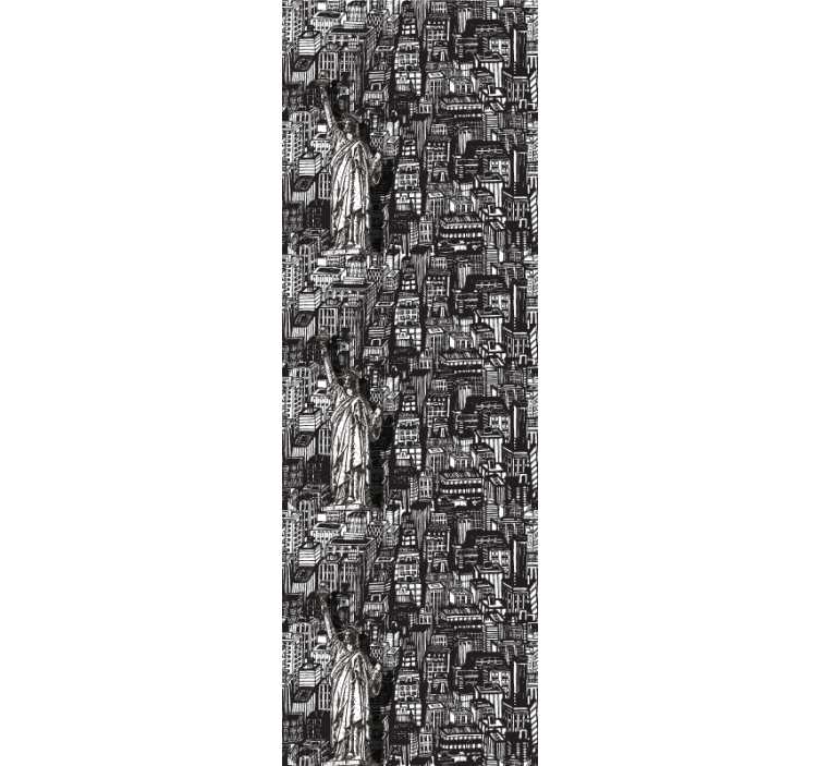 Tapete za zid grada i zemlje kip urbani kolaž - TenStickers