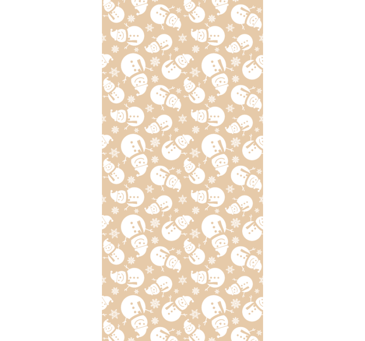 Tapete za zid Priroda snježni uzorak - TenStickers