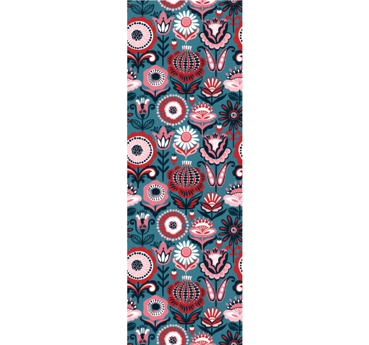 Tapete za zid Cvjetni ukrasno cvjetanje - TenStickers