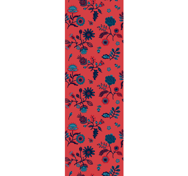 Tapete za zid Cvjetni prekrivanje cvjetnim uzorkom - TenStickers