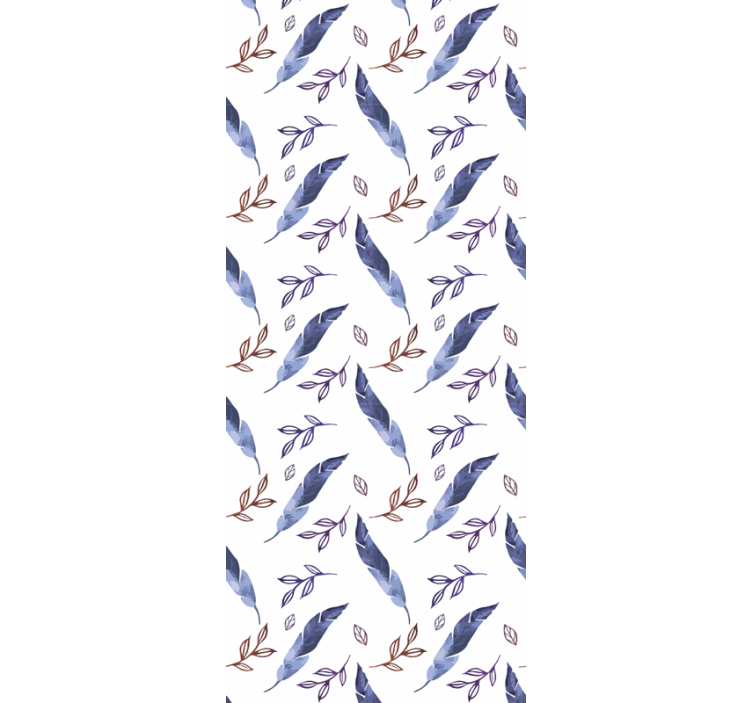 Tapete za zid Cvijeće cvjetni dijagonalni uzorak - TenStickers